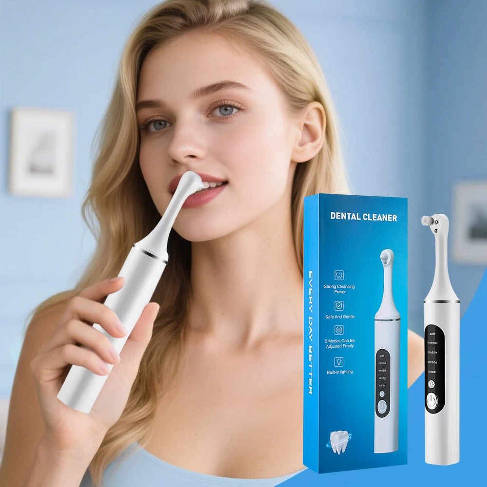Teeth Whitening Kit - Pulidor de dientes eléctrico, limpiador blanqueador