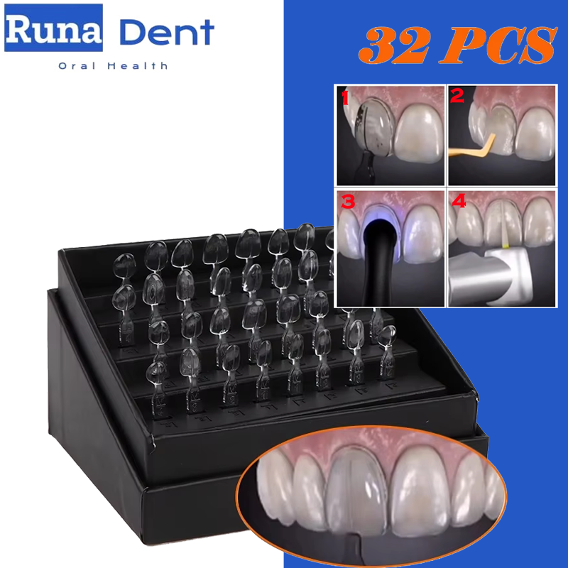 Teeth Whitening Moulds - Kit de laboratorio dental de 32