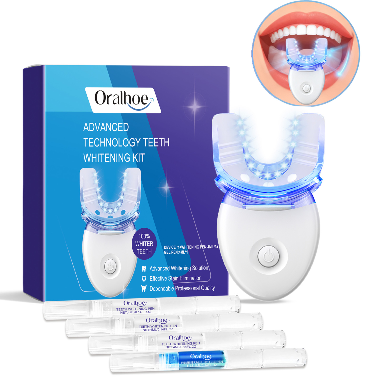 Kit de luz LED para blanqueami - Teeth Whitening Near Me reseña y precio